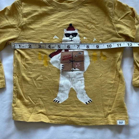 GAP Long Sleeve  Christmas Shirt - Picture 7 of 8